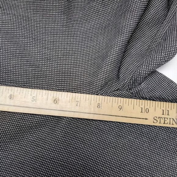 Trouser Pant Mario Serrani Italy  Black Tweed Zip Front Sz 6 Office Career - Picture 9 of 10